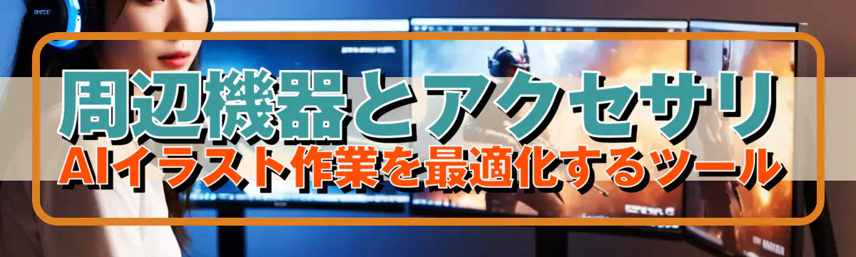 周辺機器とアクセサリ AIイラスト作業を最適化するツール