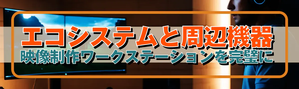 エコシステムと周辺機器 映像制作ワークステーションを完璧に