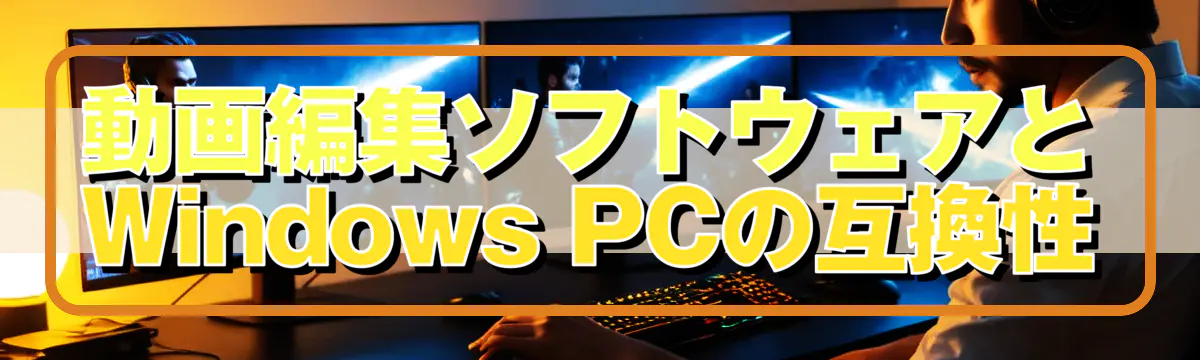 動画編集ソフトウェアとWindows PCの互換性
