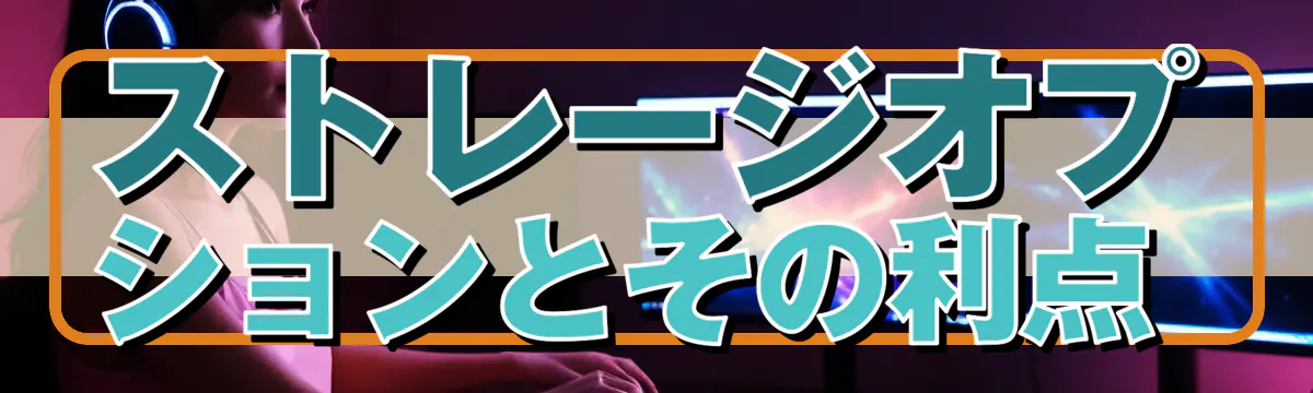 ストレージオプションとその利点