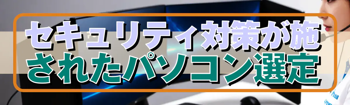 セキュリティ対策が施されたパソコン選定
