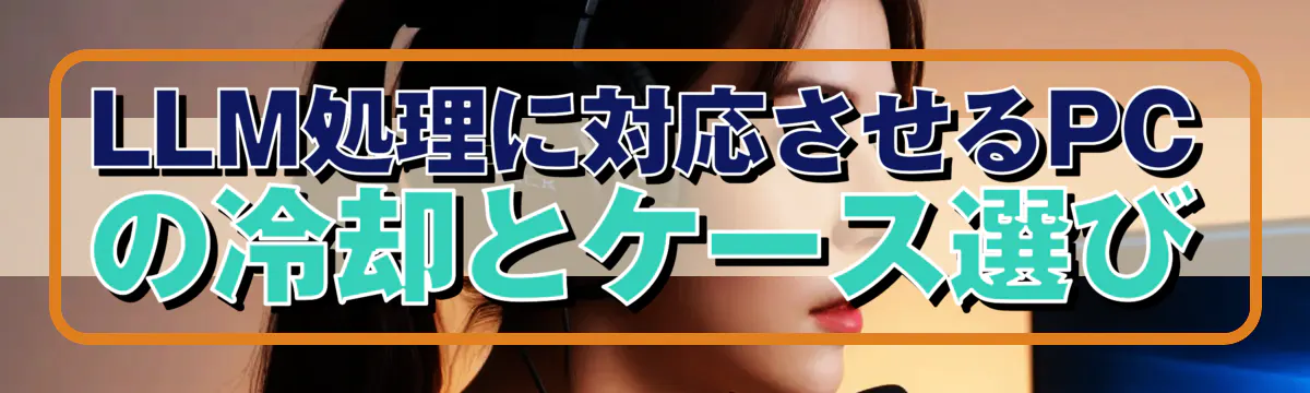 LLM処理に対応させるPCの冷却とケース選び