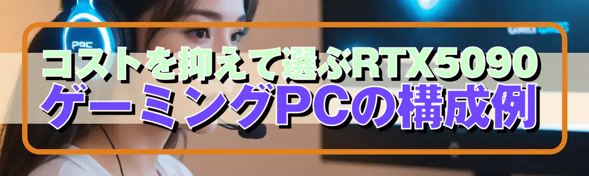 コストを抑えて選ぶRTX5090ゲーミングPCの構成例