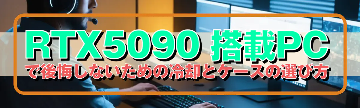 RTX5090 搭載PCで後悔しないための冷却とケースの選び方