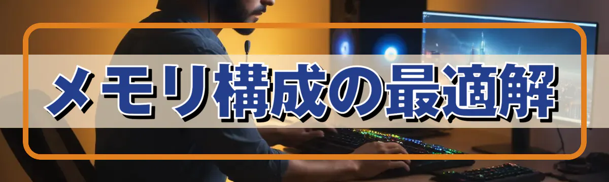 メモリ構成の最適解