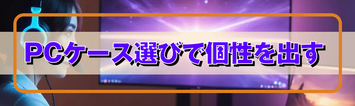 PCケース選びで個性を出す