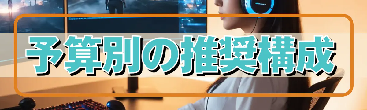 予算別の推奨構成