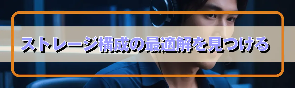 ストレージ構成の最適解を見つける