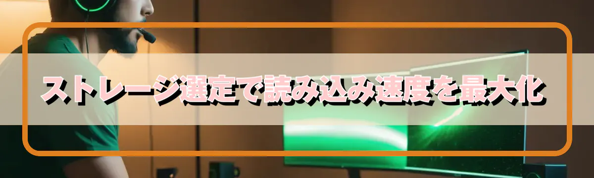 ストレージ選定で読み込み速度を最大化