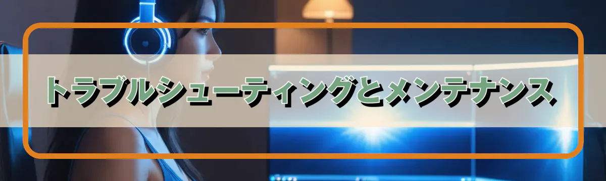 トラブルシューティングとメンテナンス
