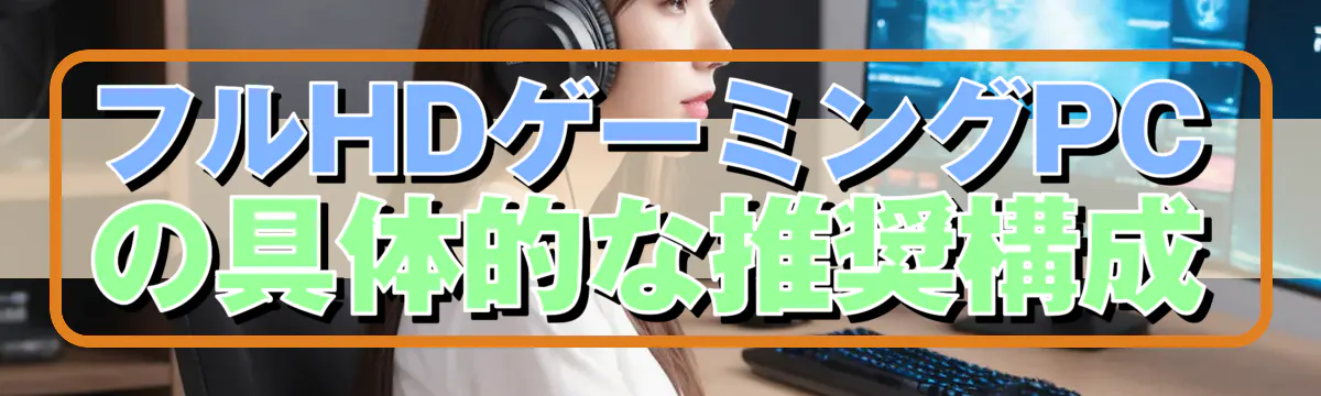 フルHDゲーミングPCの具体的な推奨構成