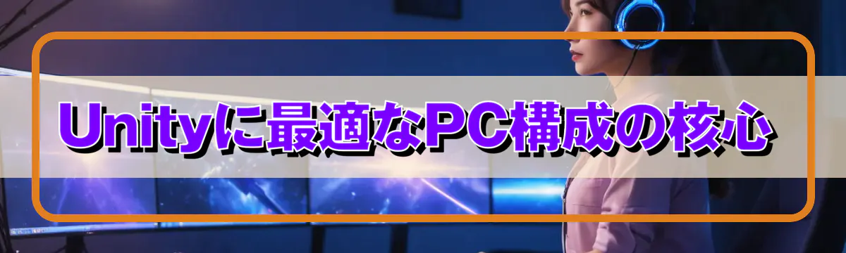 Unityに最適なPC構成の核心
