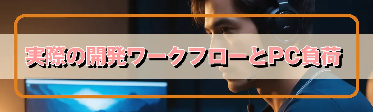 実際の開発ワークフローとPC負荷