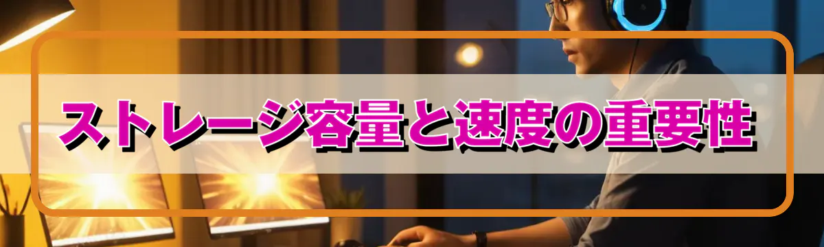 ストレージ容量と速度の重要性