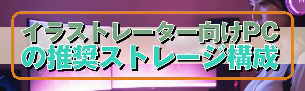 イラストレーター向けPCの推奨ストレージ構成