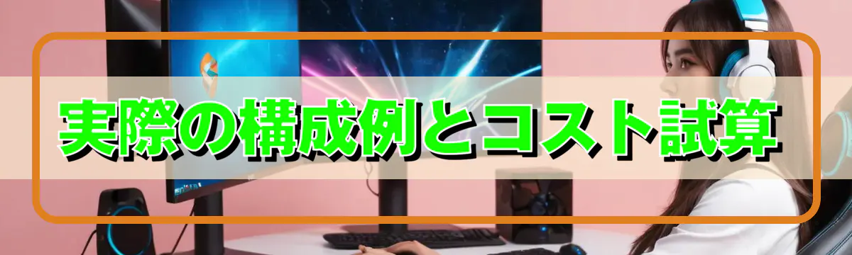 実際の構成例とコスト試算