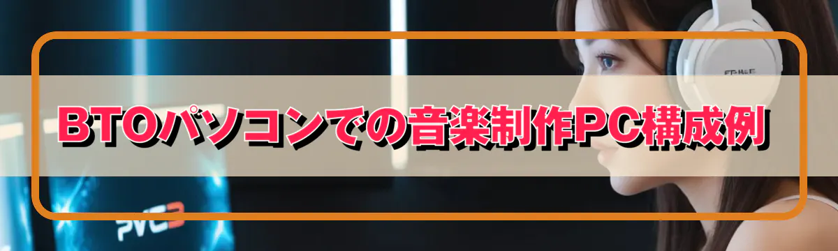 BTOパソコンでの音楽制作PC構成例