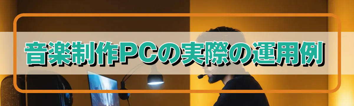音楽制作PCの実際の運用例