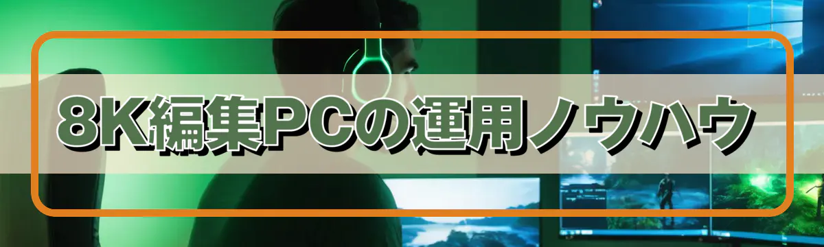 8K編集PCの運用ノウハウ