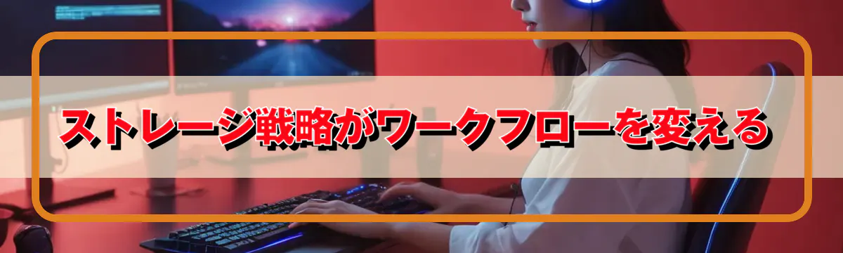 ストレージ戦略がワークフローを変える