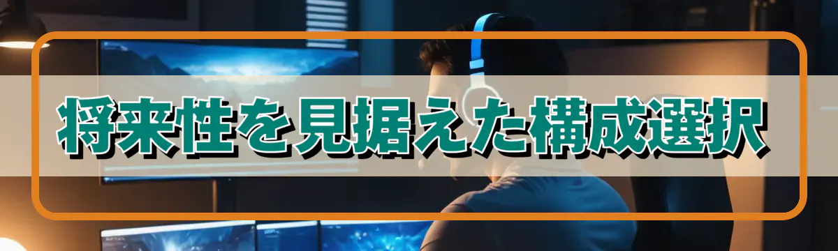将来性を見据えた構成選択