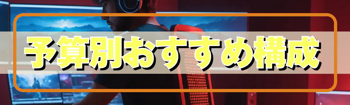 予算別おすすめ構成
