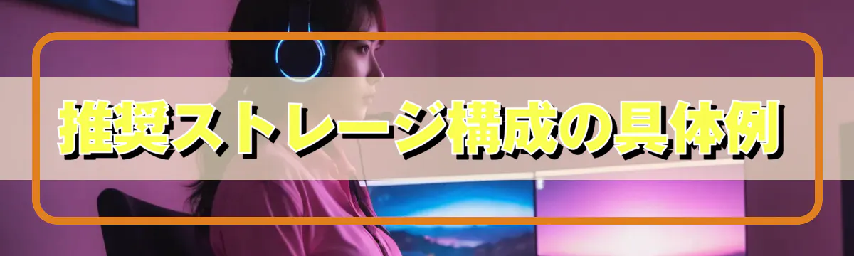 推奨ストレージ構成の具体例