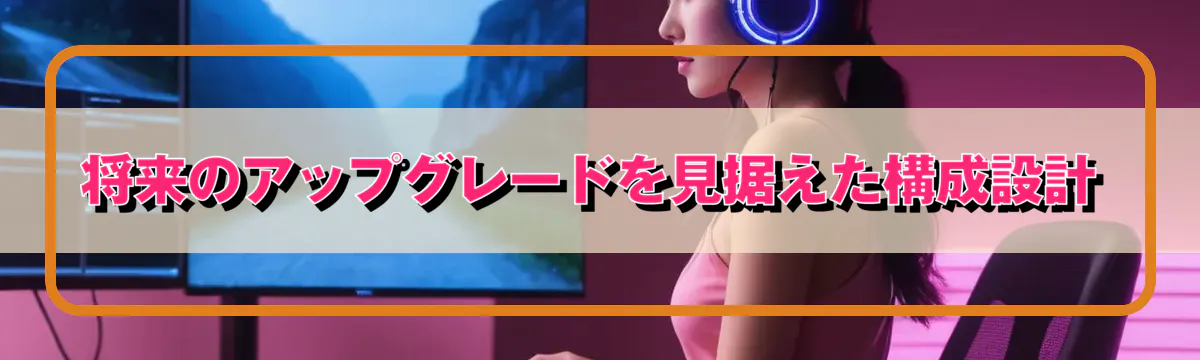 将来のアップグレードを見据えた構成設計