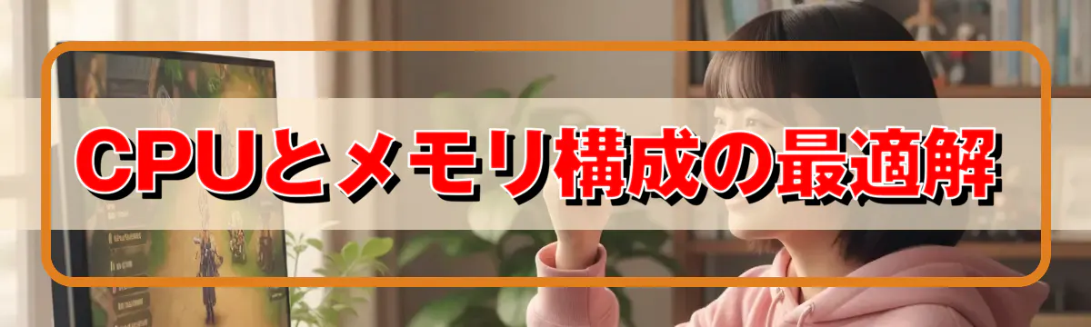 CPUとメモリ構成の最適解