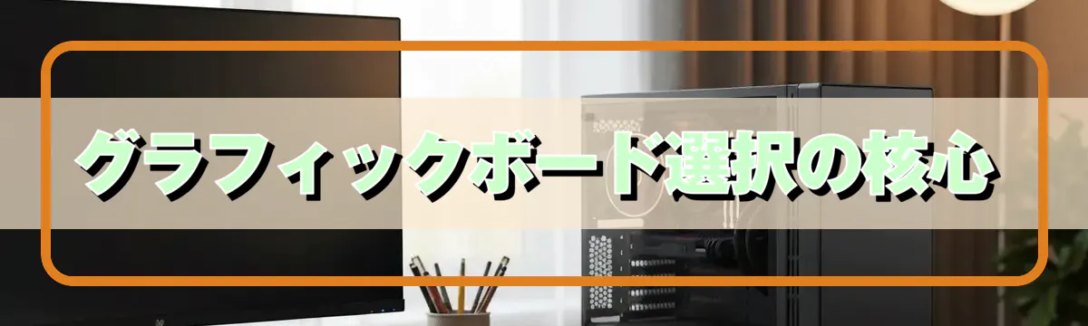グラフィックボード選択の核心