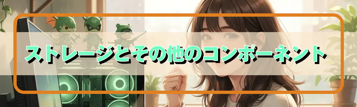 ストレージとその他のコンポーネント