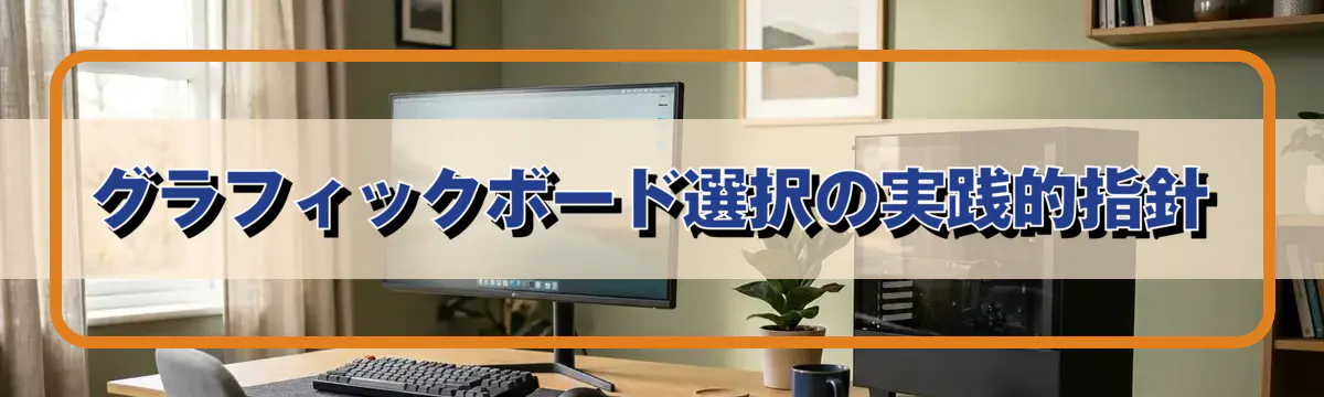 グラフィックボード選択の実践的指針