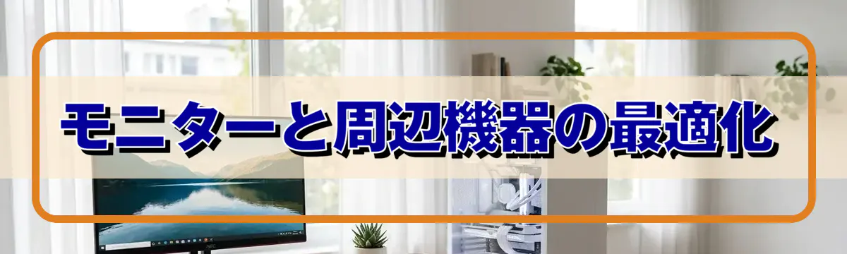 モニターと周辺機器の最適化