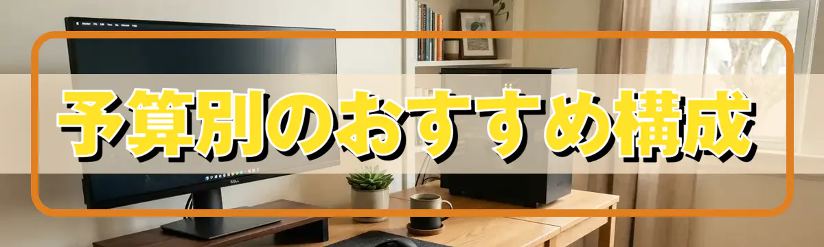 予算別のおすすめ構成