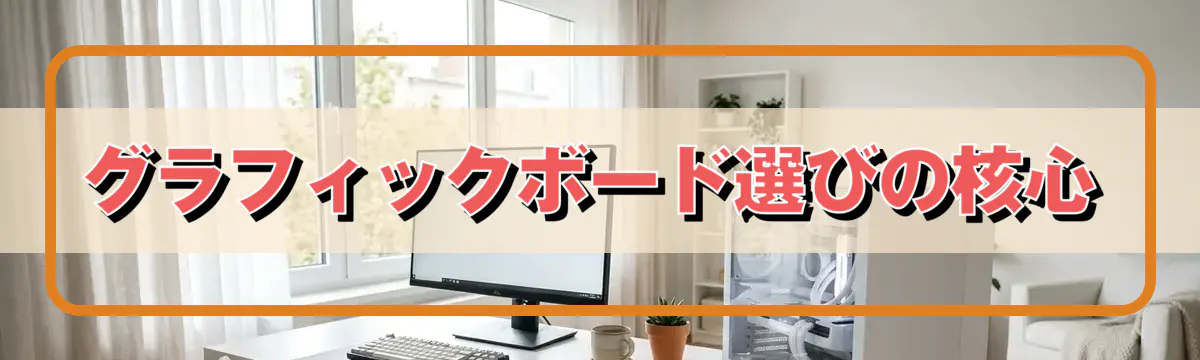 グラフィックボード選びの核心