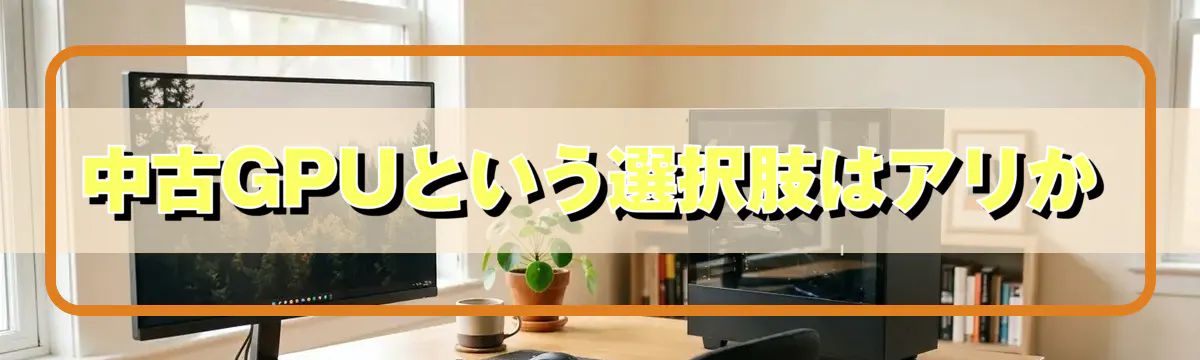 中古GPUという選択肢はアリか