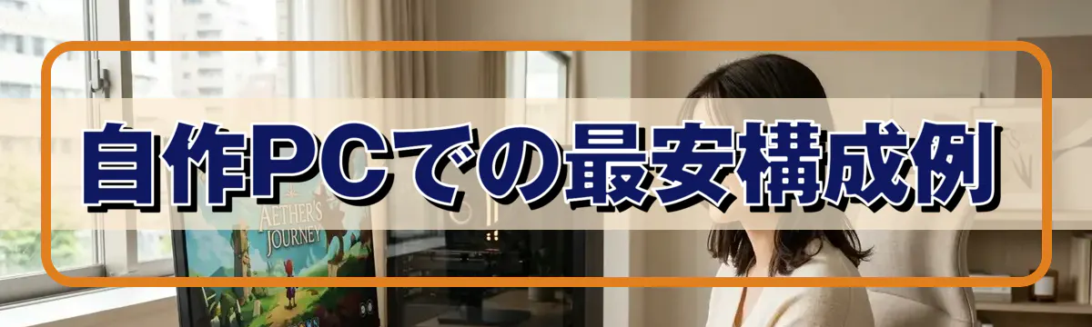 自作PCでの最安構成例
