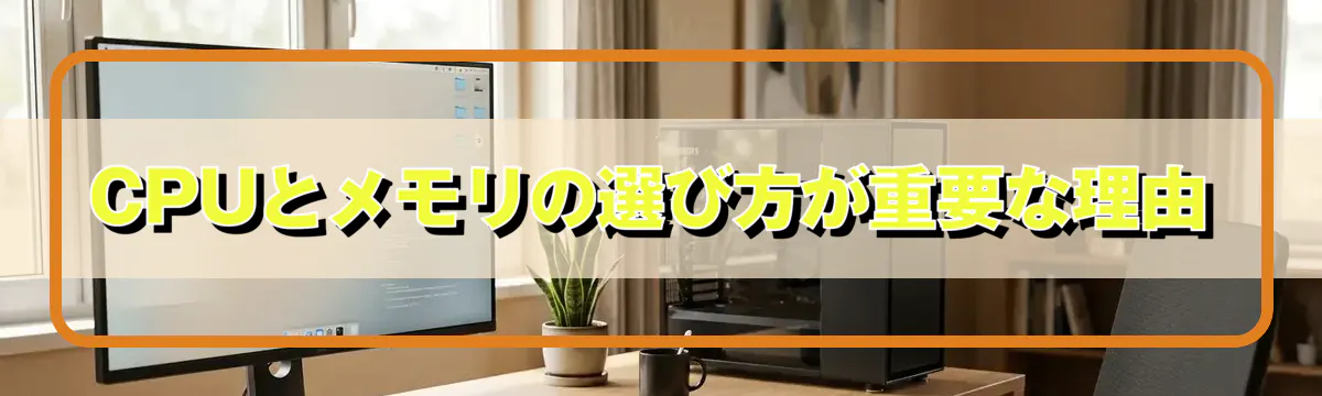 CPUとメモリの選び方が重要な理由