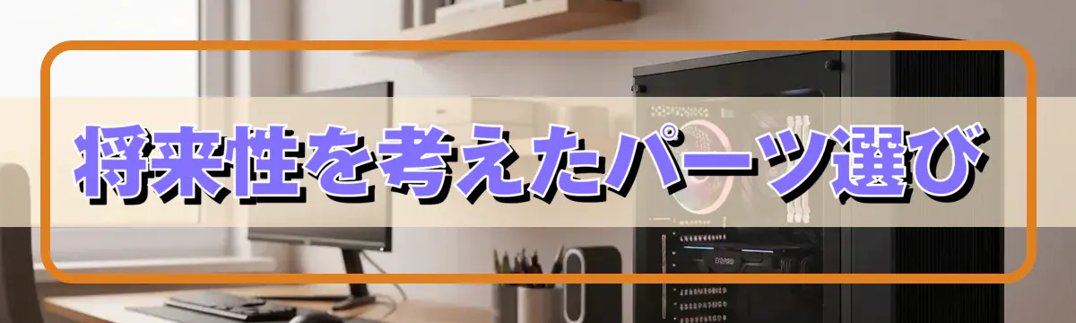 将来性を考えたパーツ選び