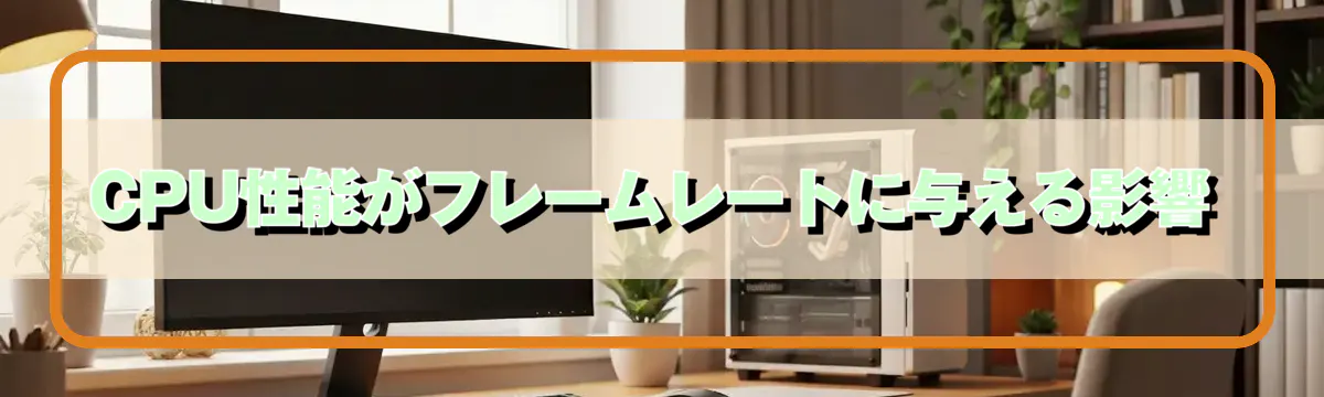 CPU性能がフレームレートに与える影響