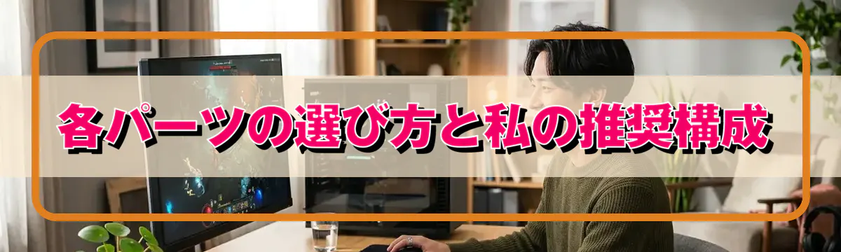 各パーツの選び方と私の推奨構成