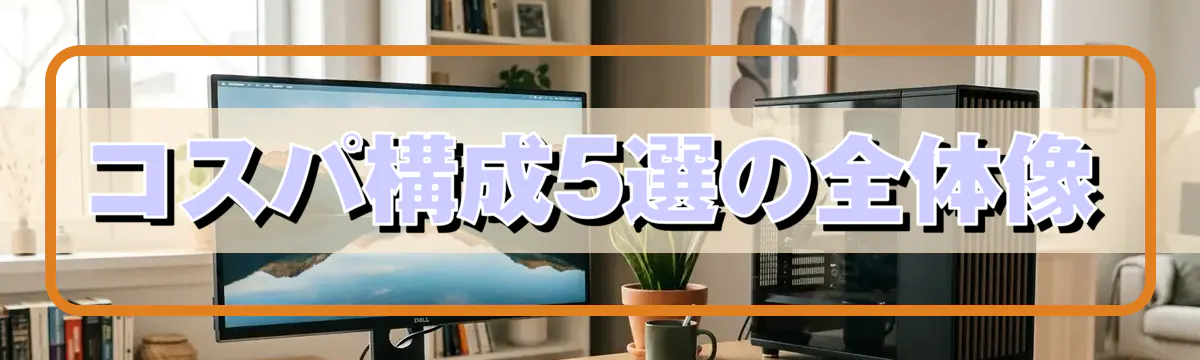 コスパ構成5選の全体像